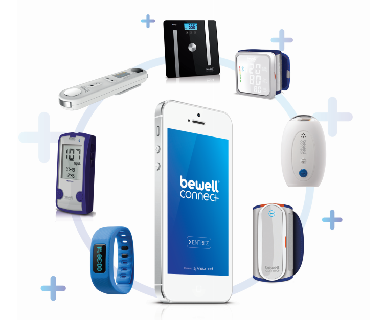 Visiomed Bewell Connect - Gamme objets connecté santé e-santé Calendovia