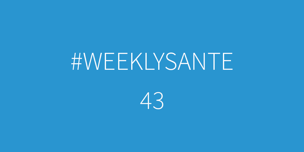 Weeklysanté /43 - Blog Calendovia esanté