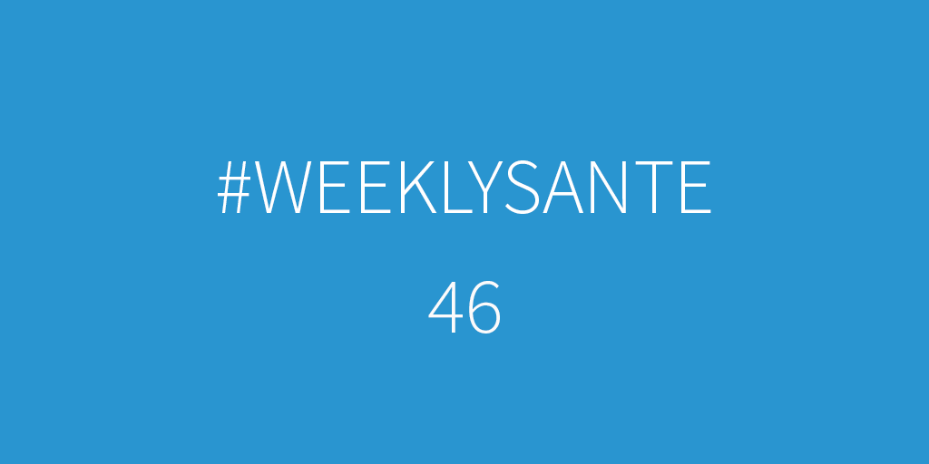 Weeklysanté 46 - Blog Calendovia le blog de la e-santé